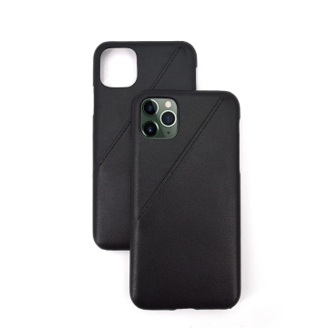 black leather phone case