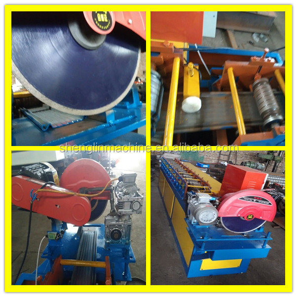 roller shutter slats door roll forming machine with punching device