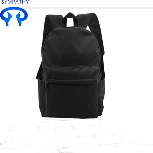 Custom plain student canvas backpack for women