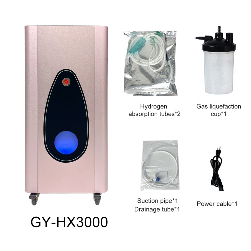 Pem Hydrogen Inhaler Gas Generator 300ml 600ml Generador De Hidrogeno Portable Hydrogen Inhalation Machine