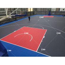 Court de basket-ball en plastique recyclé Sports Flooring