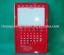 Tin sign for calendar,tinplate sign,metal sign