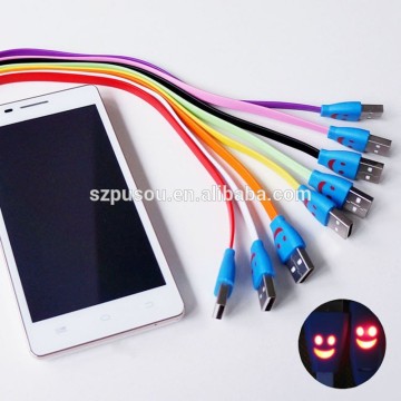 LED 4 in 1 charging cables compatible for iphone 6/6s/5s/5c/5/4s sumsung smart phones