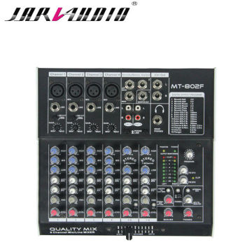 Pro audio mixer with DSP , 8ch audio mixer with digital effect
