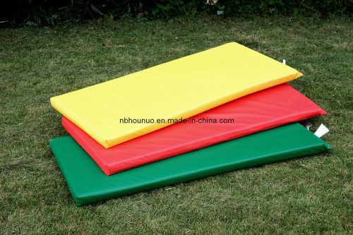 High Quality PVC Foamed Leather Fabric+EPE/PU Foam Inside Gym/Landing Mats for Multi-Sports Use