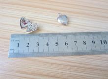 Lockets, Brass Jewelry Lockets, Heart Shaped Necklace Pendants, Necklace Charms