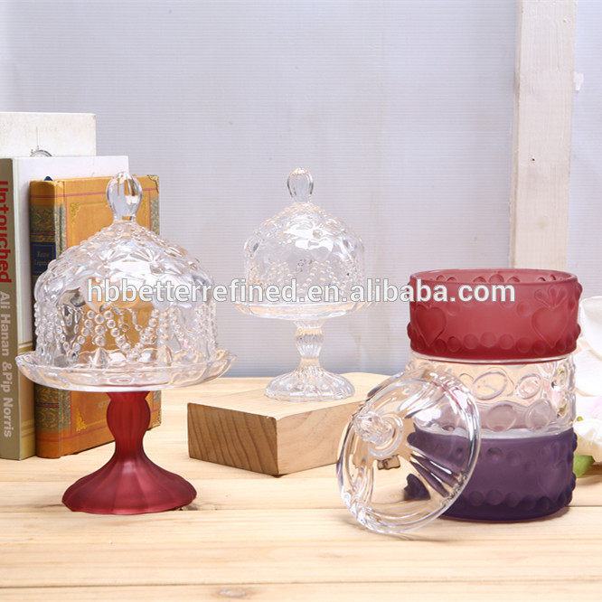 Wholesale Glass Cake Plate With Glass Dome