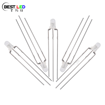 3mm Bi-color LED Blue Green Common Aonde LED