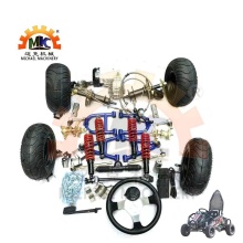 High-Power Electric Go Kart Chassis Kits with Rear BLDC Motor and Differential Transaxle