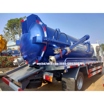 ISUZU 4-6 tons Vacuum Pump Sewage Suction Truck