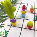 Kaktus-Weinflaschenstopper Charms Marker Set