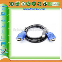 6 ft 2-in-1 Ultra Thin USB KVM extender Cable for for KVM switch