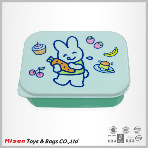 Personalized plastic lunch box for adult