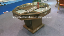 Luxury people Dining Table steel Marble dining table