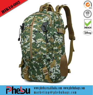 Army outdoor hiking tactical backpack highland backpack camouflage backpack(HIK16-002)