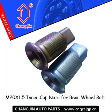 M20X1.5 Inner Cup Nuts for Rear Wheel Bolt
