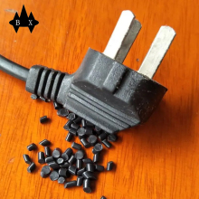 Black PVC Plastic Pellets for Power Plug