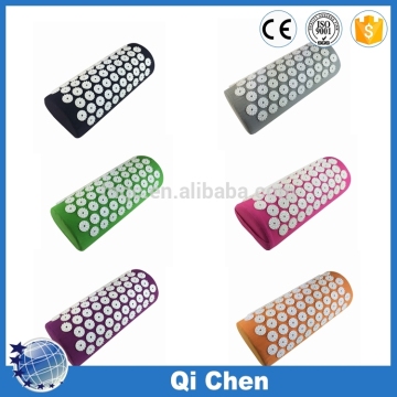 Best Back and Neck Pain Relief - Acupressure Mat and Pillow Set - Relieves Stress, Back, Neck, and Sciatic Pain