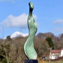 Simple  design metal craft copper abstract statue