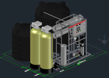 Secondary Reverse Osmosis Pure Water Machine