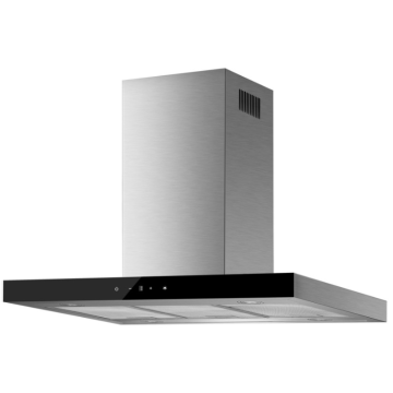 90cm Slimline Island Hood Stainless Steel