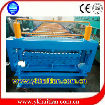 Corrugated Single Layer Glazed Roof Machine