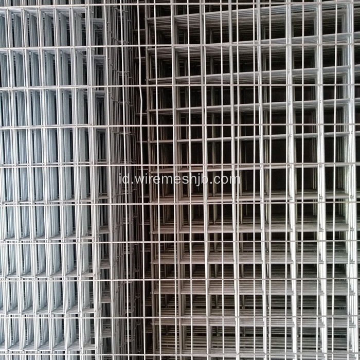 Galvanized Wire Mesh Panels Dengan 4 &quot;Aperture