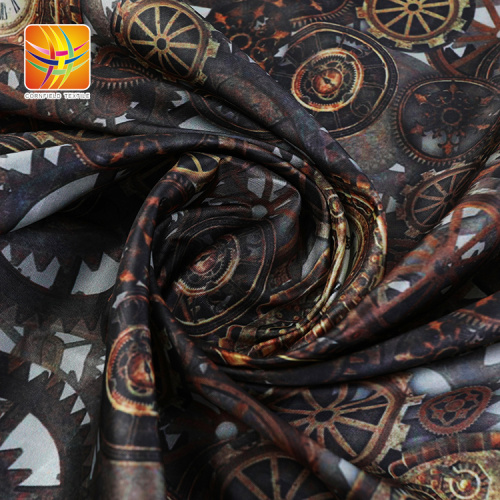 100% Polyester Shining Printed Cotton Fabric