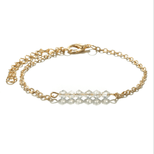 Europese Europese Crystal Anklet-mode