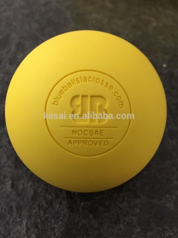 lacrosse ball massage embossed rubber lacrosse ball customized lacrosse massage ball