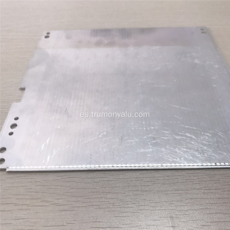 Placa plana de tubo de calor grande de aluminio compuesto