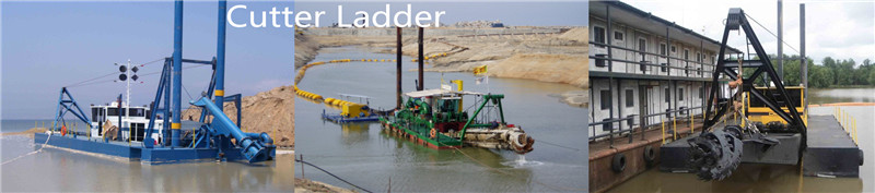 Marine cutter dredger ladder design