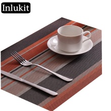 Placemats: Heat-Resistant, Stain-Proof Woven Vinyl Table Mats for Elegant Dining