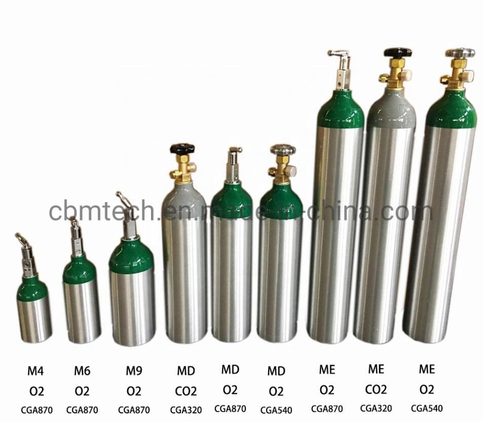 Non-Corrosive Industrial Aluminum Cylinders