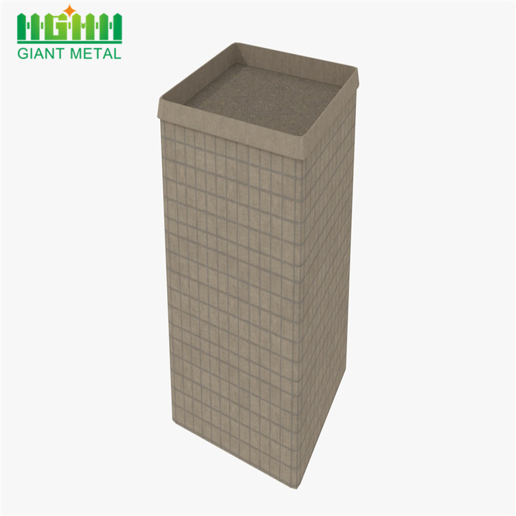 Hesco Barrier Bastion Welded Gabion Box Explosion