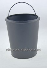 household matte black mini bucket for trash can