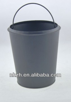 household matte black mini bucket for trash can