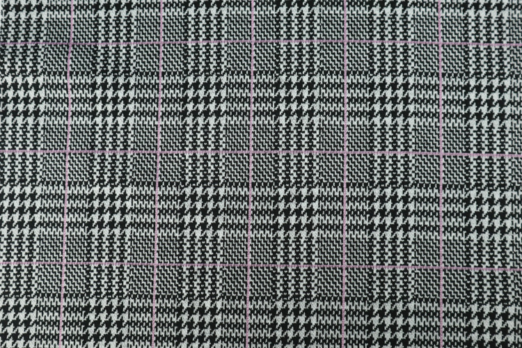 Free sample high quality wholesale Jacquard school uniform big check design fabric in stock fabric and textiles for clothing