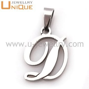 New product fashion jewelry alphabets pendant designs