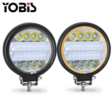 24LED 72W Round Large Field Work Light with Aperture