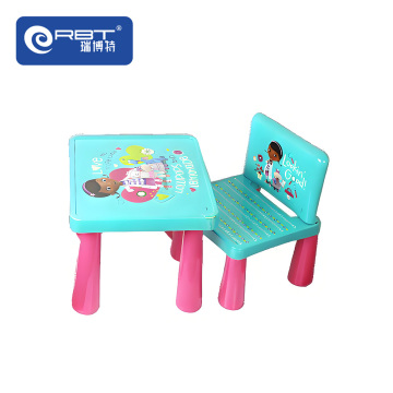 Cartoon dining table and chairs