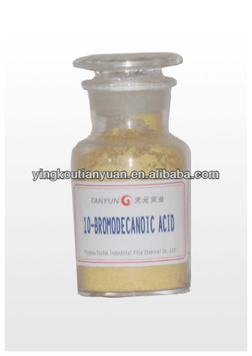 Manufacturer of 10-Bromodecanoic acid yellow-brown powder crystal