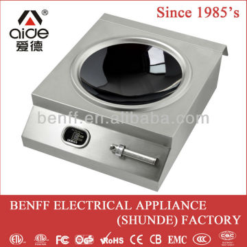 good quality high efficiency 5000W commercial induction wok range