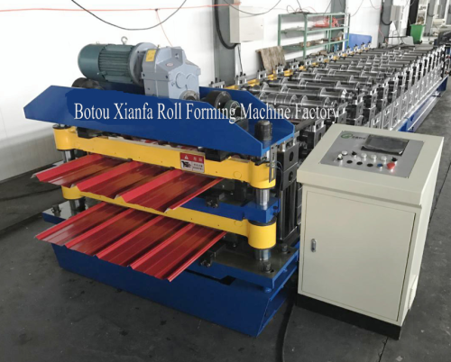 New Double Trapezoidal Roll Forming Machine