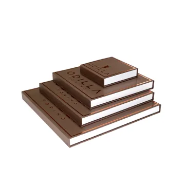 Customized Size Book Shape Chocolate Macarons Box