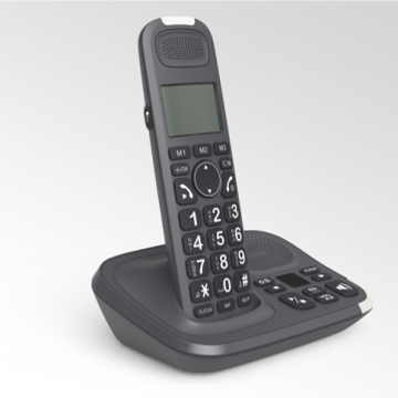 DECT Cordless Telephone with RJ11 Landline Connector and Wireless Handset: Exclusive Manufacturer Factory Sale