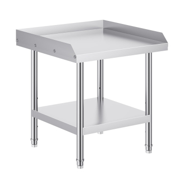 Stainless Steel Work Table With Double Over shelf