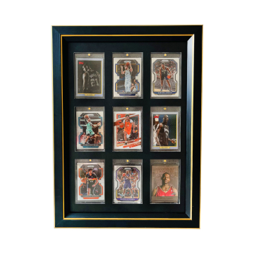 Black Baseball Trading Cards Display Case for Sports Card Collections