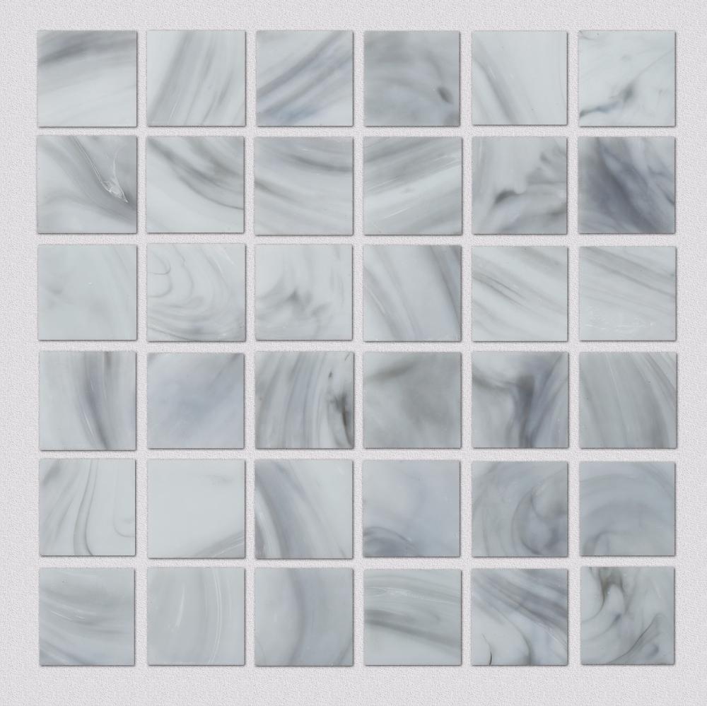 Smooth stone pattern modern mosaic tiles