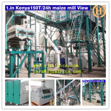 Full automatic maize flour machine/maize flour mill/maize milling plant